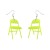  personality creative Acrylic earring occidental style wind fashion all-Purpose