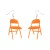  personality creative Acrylic earring occidental style wind fashion all-Purpose