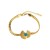 occidental styleI wind palace style sector turquoise necklace  personality creative stainless steel color retention