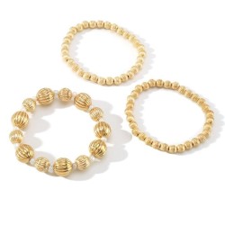 Bohemia ethnic style beads bracelet  retro atmospheric samll elasticity woman