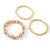 Bohemia ethnic style beads bracelet  retro atmospheric samll elasticity woman
