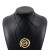 exaggerating pattern Irregular flowers love pendant necklace  temperament belt chain