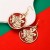 occidental style christmas hollow Double layer Alloy sequin earrings fashion christmas tree deer Earring