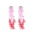 occidental style fashion long style tassel flowers earrings Bohemian style trend weave beadsearrings
