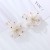 occidental style creativeins wind exaggerating flowers earrings  handmade beads Bohemia high
