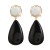 Autumn and Winter exaggerating occidental style earrings woman Round drop resin color earring Bohemia