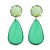Autumn and Winter exaggerating occidental style earrings woman Round drop resin color earring Bohemia