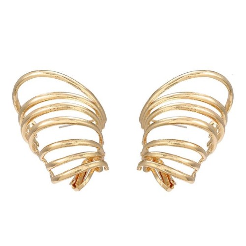 Autumn and Winter Alloy earrings exaggerating occidental style Earring woman brief multilayer cirque