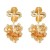 Autumn and Winter Alloy earrings flowers Earring woman trend occidental style exaggerating Metal