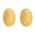Autumn and Winter Alloy earrings exaggerating occidental style Earring woman Round pattern Metal ear studearrings