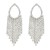 super claw chain exaggerating occidental style earrings woman drop Alloy Rhinestone tassel Earring bride
