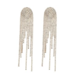 super claw chain exaggerating occidental style earrings woman Alloy Rhinestone..