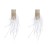 Autumn and Winter occidental style earrings woman Alloy diamond long style feather tassel Earring Bohemia