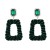 Autumn and Winter velvet earrings occidental style Earring lady weave