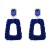 Autumn and Winter velvet earrings occidental style Earring lady weave