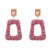 Autumn and Winter velvet earrings occidental style Earring lady weave