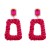 Autumn and Winter velvet earrings occidental style Earring lady weave