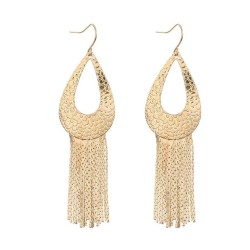 autumn drop tassel earrings Alloy Earring woman exaggerating occidental style ..