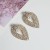occidental style style exaggerating style Rhinestone drop earrings silver Ladies flash diamond ear s