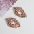 occidental style style exaggerating style Rhinestone drop earrings silver Ladies flash diamond ear s