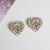 occidental style fully-jewelled exaggerating Rhinestone big love heart-shaped earrings brilliant banquet tempera