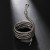 haifu tudio   black opening Modeling snake necklace Collar