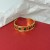 occidental style retro samll width surface pattern mosaic gem opening bangle fashion trend personality