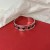 occidental style retro samll width surface pattern mosaic gem opening bangle fashion trend personality