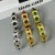 occidental style retro samll width surface pattern mosaic gem opening bangle fashion trend personality