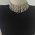 occidental style exaggerating personality multilayer flash diamond Word necklace fashion temperament Ladies wind