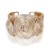retro punk wind Metal bangle  multilayer watch-face surround opening