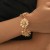 gold flowers sun flower temperament trend samll all-Purpose personality bracelet