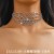  trend occidental style exaggerating multilayer fully-jewelled Rhinestone hollow big but