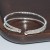  bride Pearl Rhinestone opening bangle bracelet gold silver color diamond bracelet woman