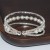  bride Pearl Rhinestone opening bangle bracelet gold silver color diamond bracelet woman