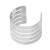 Autumn and Winter Alloy bangle exaggerating occidental style woman multilayer Metal punk wind