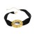 Autumn and Winter occidental style necklace woman Round color Alloy pendant sweater chain Bohemian style