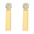 Autumn and Winter Alloy earrings occidental style Earring woman exaggerating brief long Metal earring