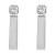 Autumn and Winter Alloy earrings occidental style Earring woman exaggerating brief long Metal earring