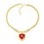 fashion necklace exaggerating occidental style woman Alloy Rhinestone triangle pendant sweater chain clavicle c