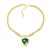 fashion necklace exaggerating occidental style woman Alloy Rhinestone triangle pendant sweater chain clavicle c
