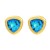 fashion earrings triangle ear stud woman brief all-Purpose Alloy diamond geometry