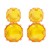 new geometry surface Round earring resin candy colors transparent brief earrings personality ear stud lady all-P