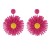 occidental style retro Bohemian style sun flower earrings woman temperament all-Purpose handmade weave Earri