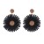 occidental style retro Bohemian style sun flower earrings woman temperament all-Purpose handmade weave Earri
