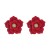earrings occidental style Alloy flowers earrings temperament elegant trend woman Earring