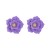 earrings occidental style Alloy flowers earrings temperament elegant trend woman Earring