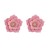 earrings occidental style Alloy flowers earrings temperament elegant trend woman Earring