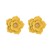 earrings occidental style Alloy flowers earrings temperament elegant trend woman Earring