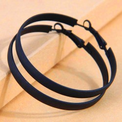 fashion concise color surface temperament woman buckle circle